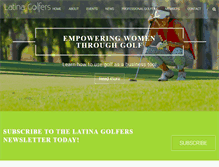 Tablet Screenshot of latinagolfers.com